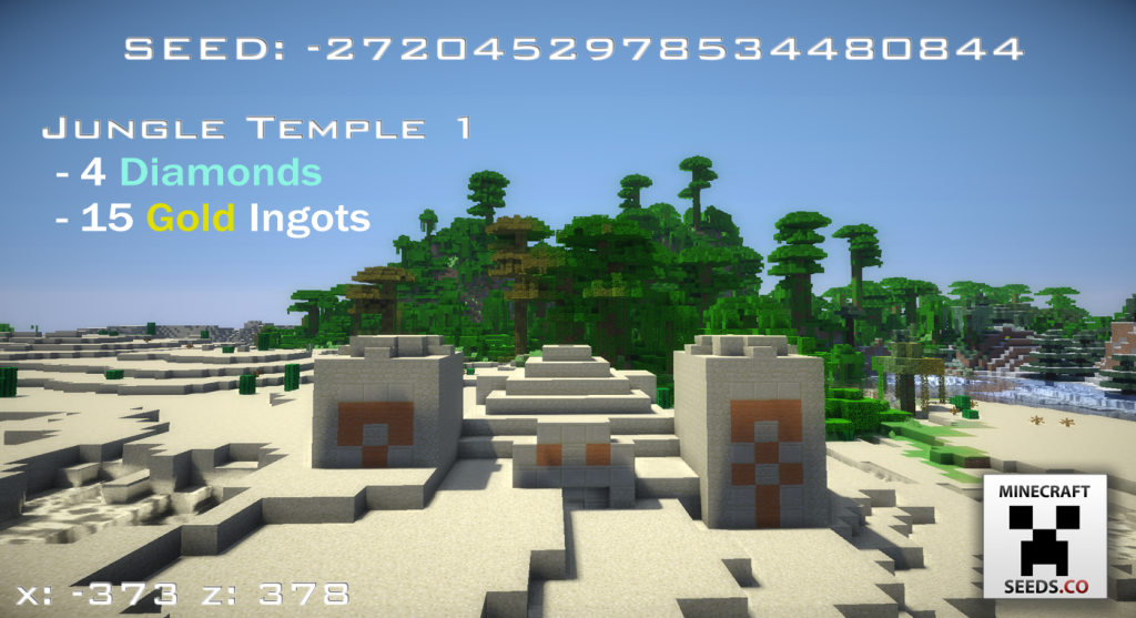 The Diamond Temples - Minecraft Seeds